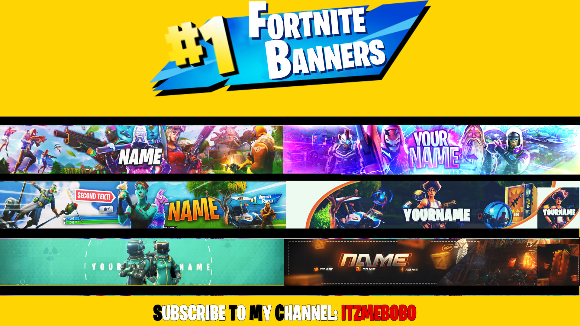 Do A Fortnite 3d Banner By Itzmebobo