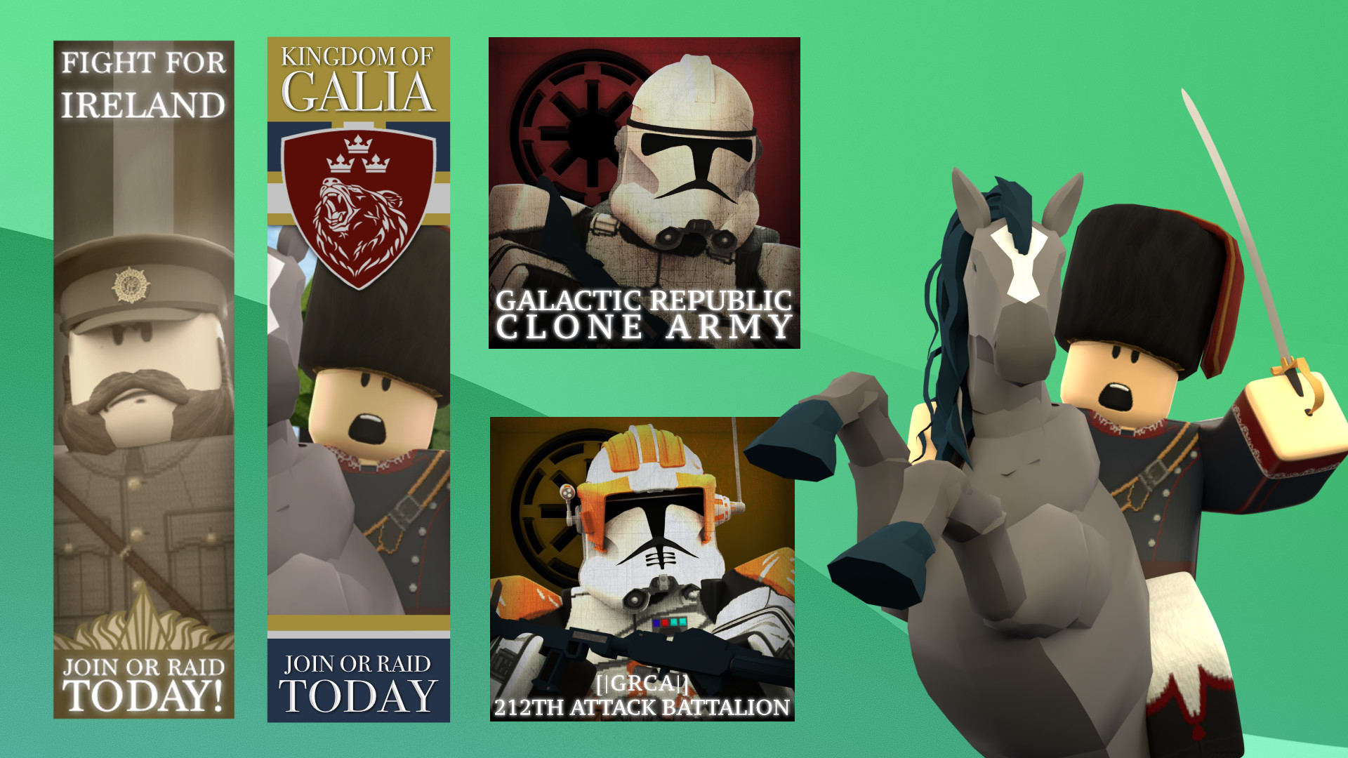 the clone army for the republic roblox