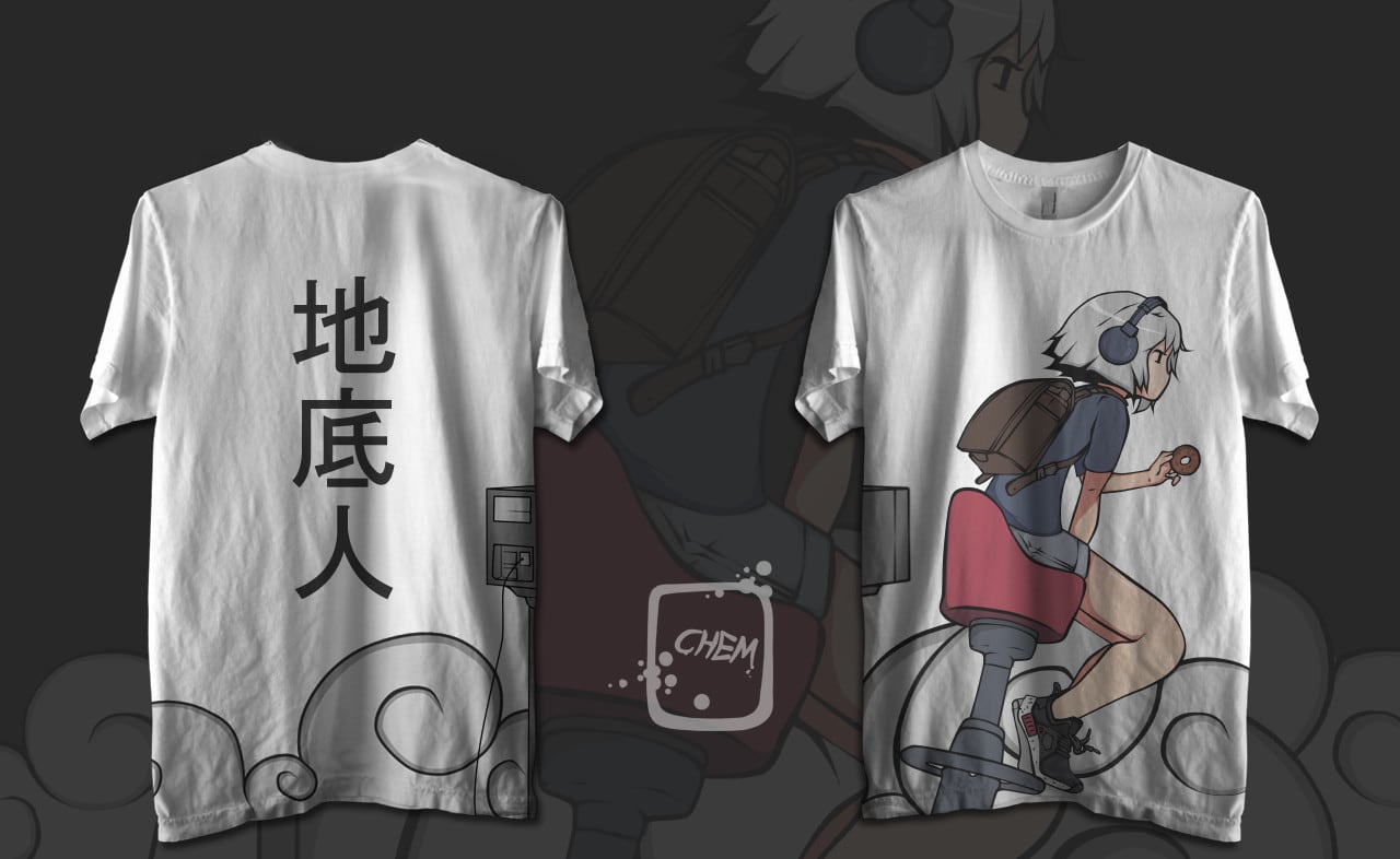 Placeit - T-Shirt Design Generator Featuring an Anime Character in a Drippy  Outfit