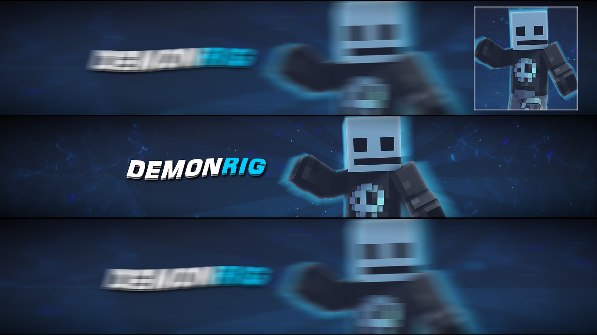 Design An Minecraft Youtube Banner And Logo By Jerraq