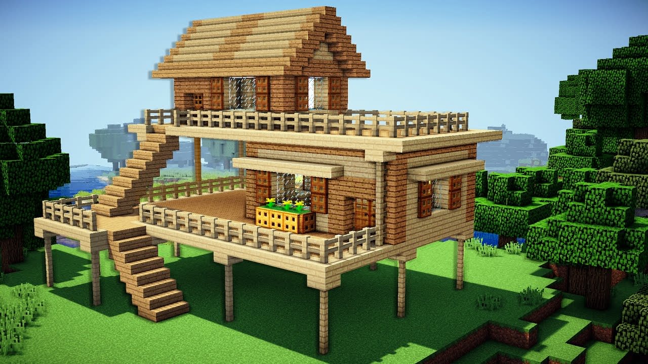 Build you an amazing house in minecraft by Martiino