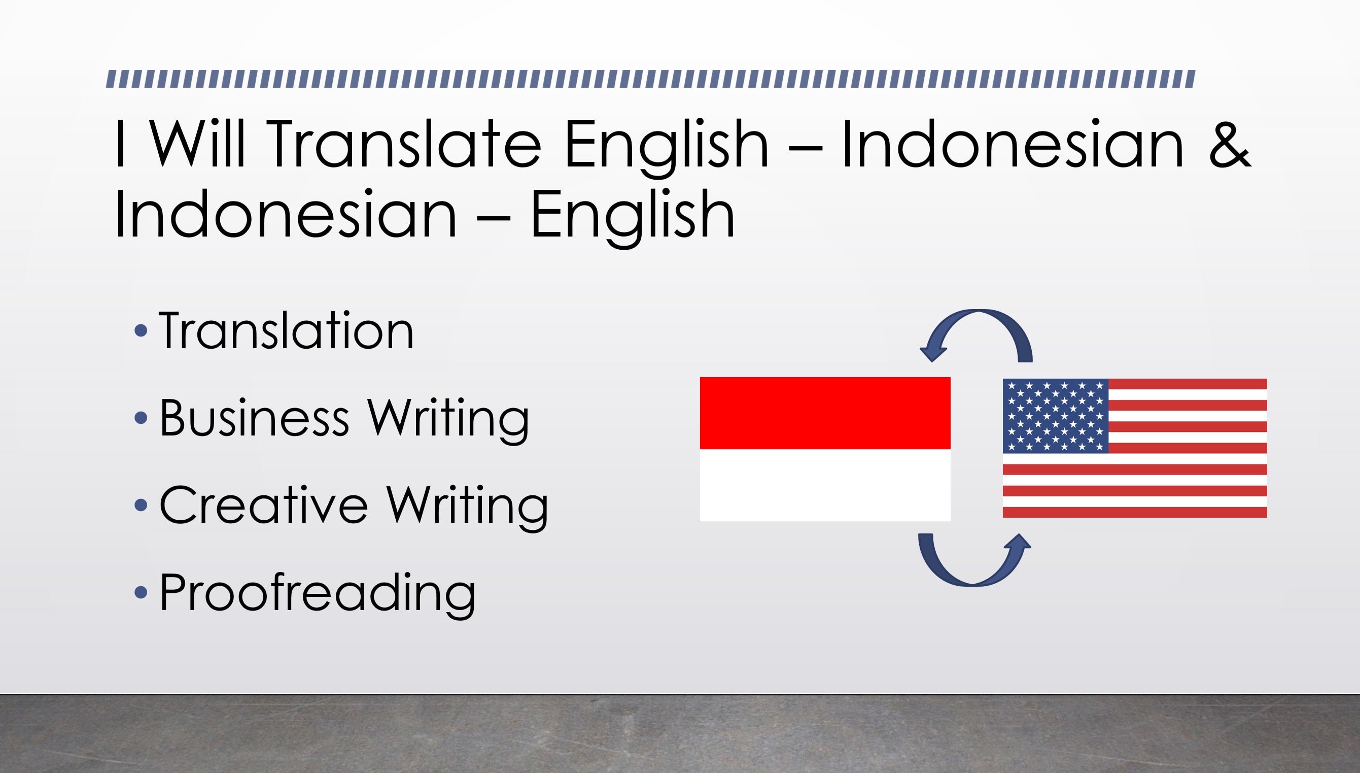 To english indo Indonesian language