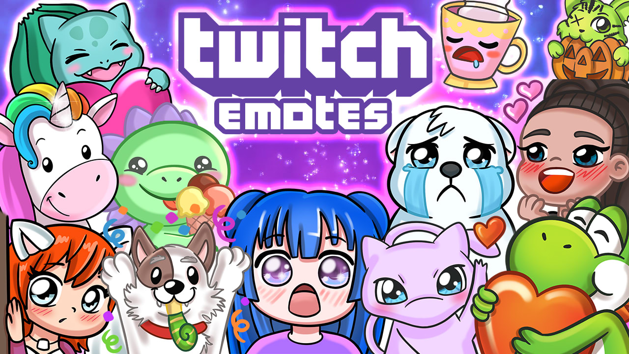 Create Cute Kawaii Twitch Or Discord Emotes Sub Badges By Cricaart Fiverr