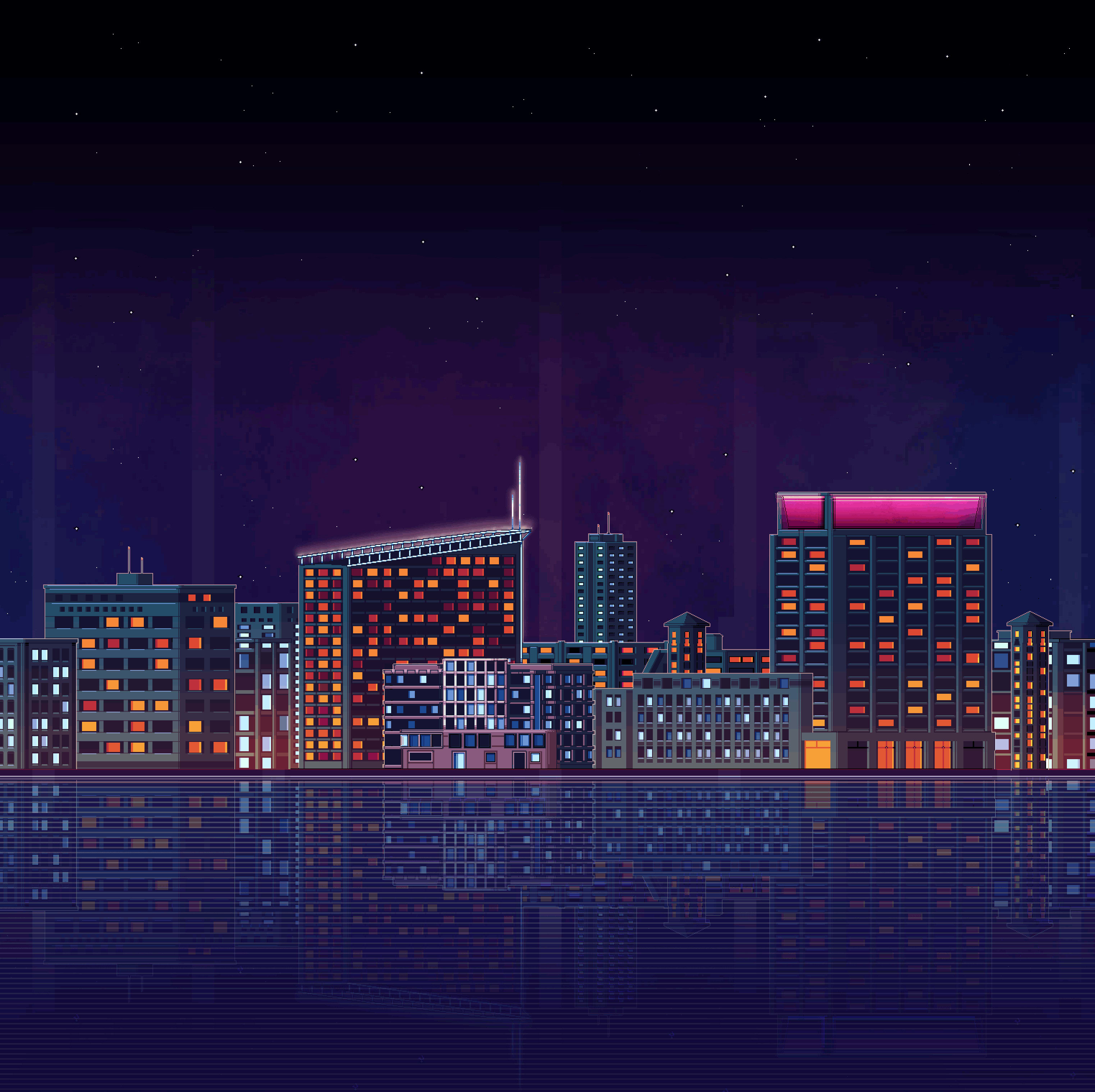 Make Any Type Of Pixel Art Background For You Or Your Game By Grigoreen2