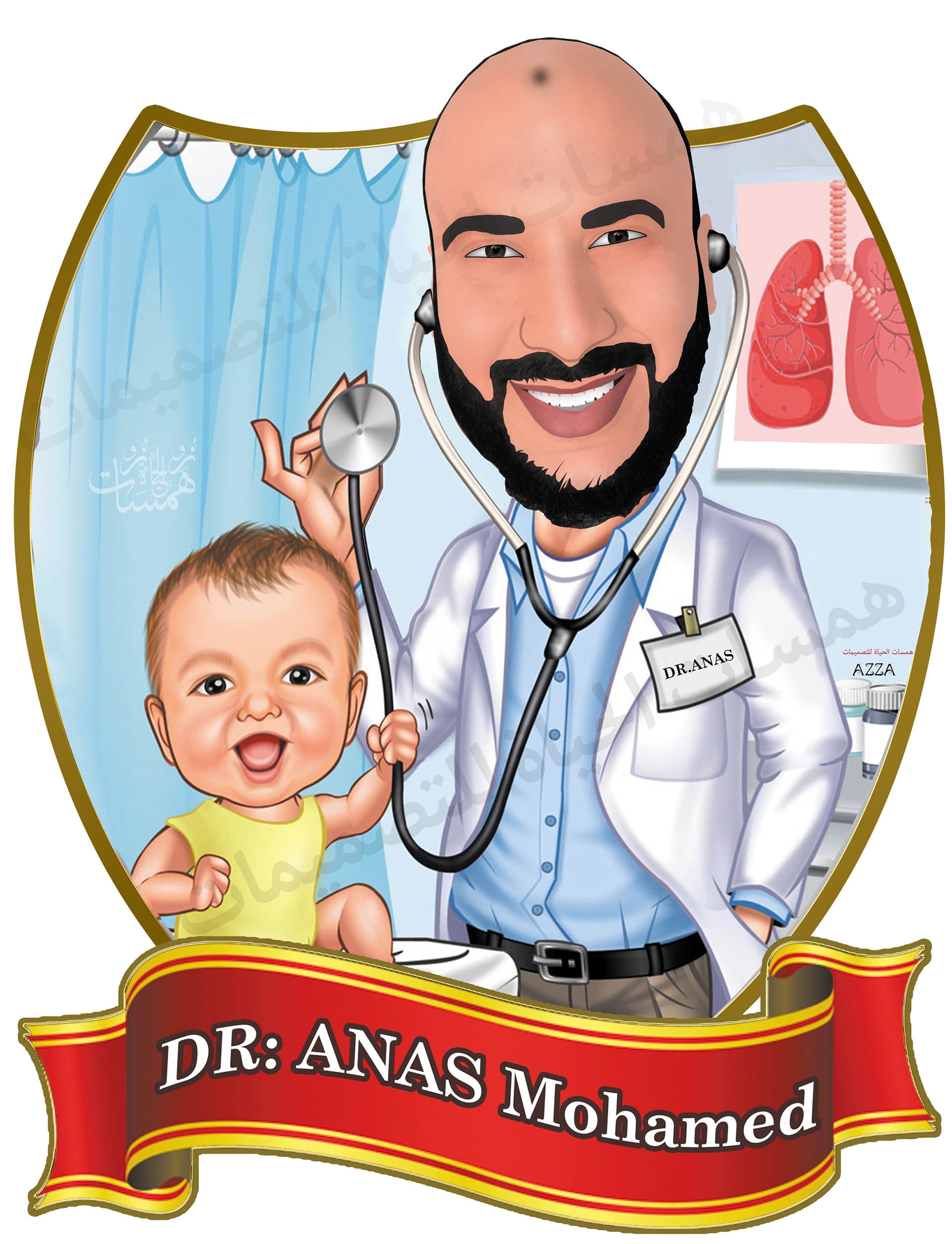 Draw amazing gift caricatures from your