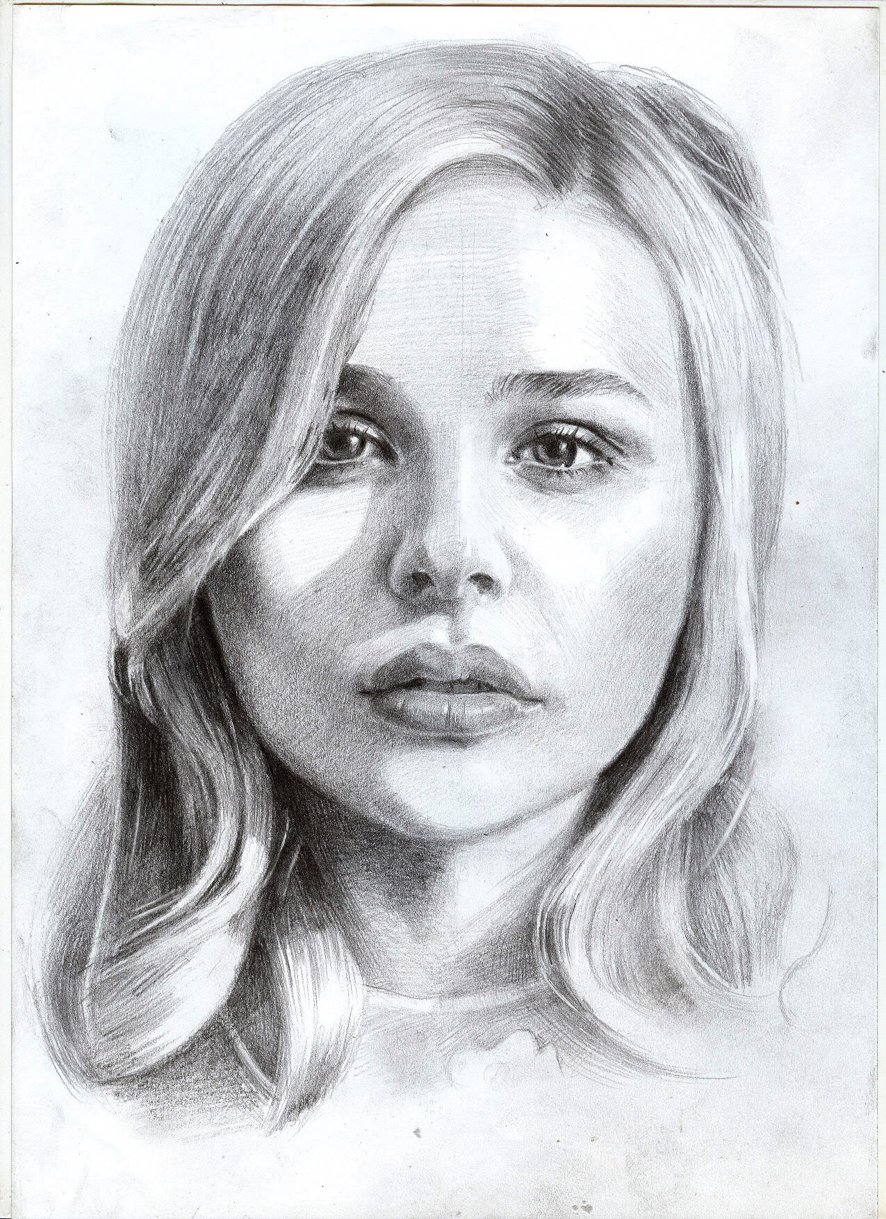 Realistic work Pencil Drawing portrait sketch