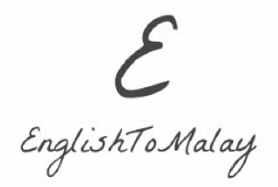 Produce A Good Writing For English To Malay Translation By N0ran1 Fiverr
