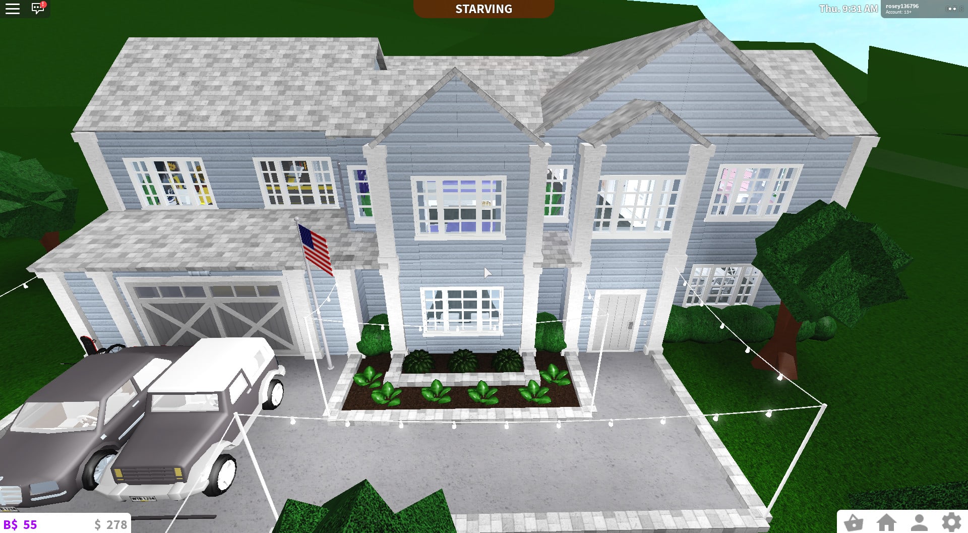 How To Make A Nice 2 Story House In Bloxburg Garden And Modern House   Build You A House On Bloxburg 