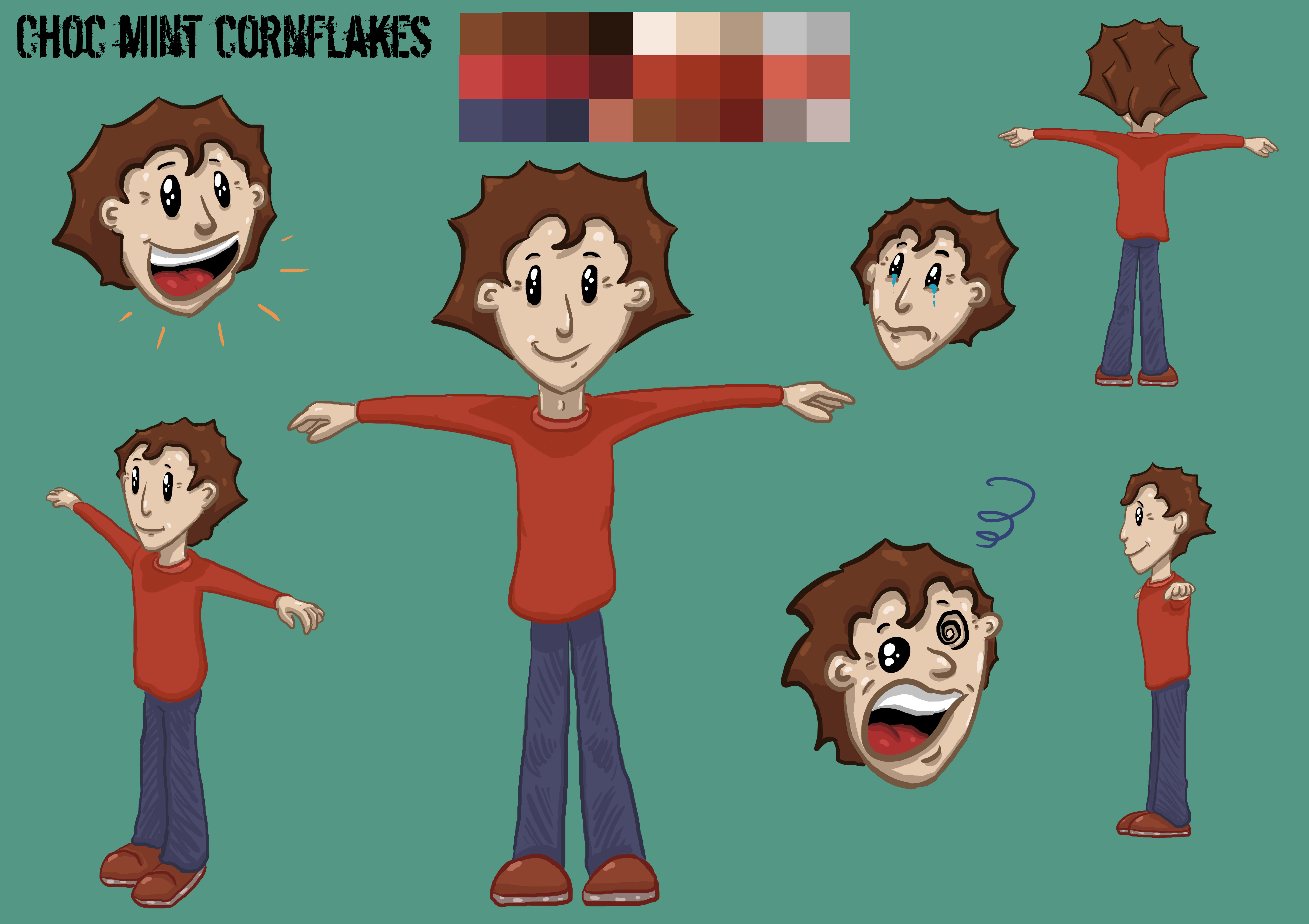 Create A T Pose Cartoon Character Design By Matthewcornes