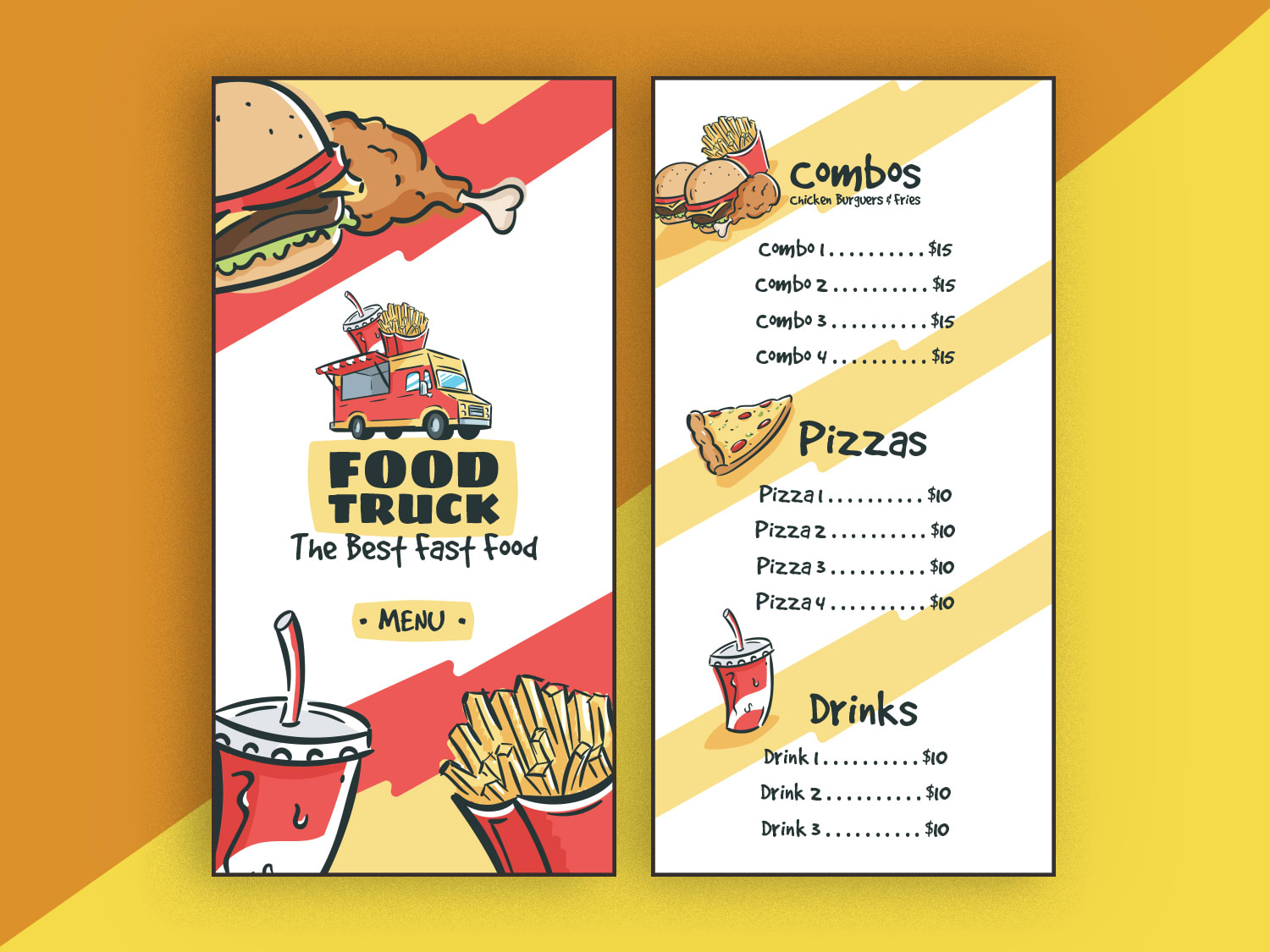 Design amazing menu, food menu, restaurant menu, price sheet by Alaminpial  | Fiverr
