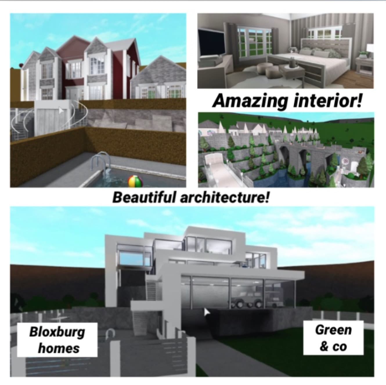 Some Pictures Of My Custom Bloxburg House! (5 references at end!) : r/ Bloxburg