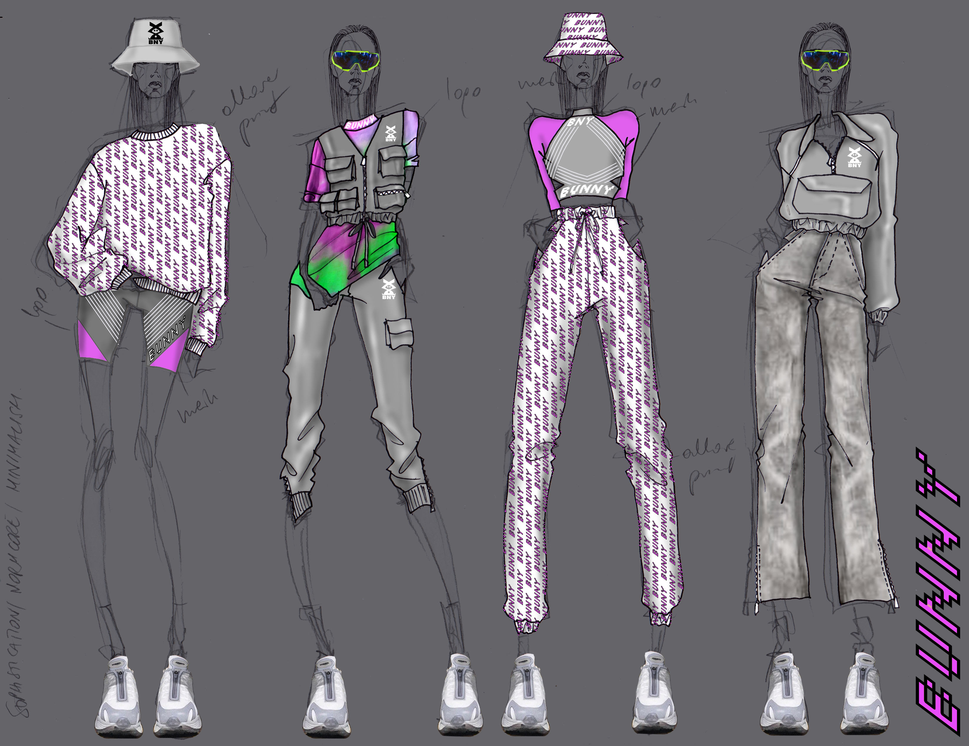 rendering fashion illustrations