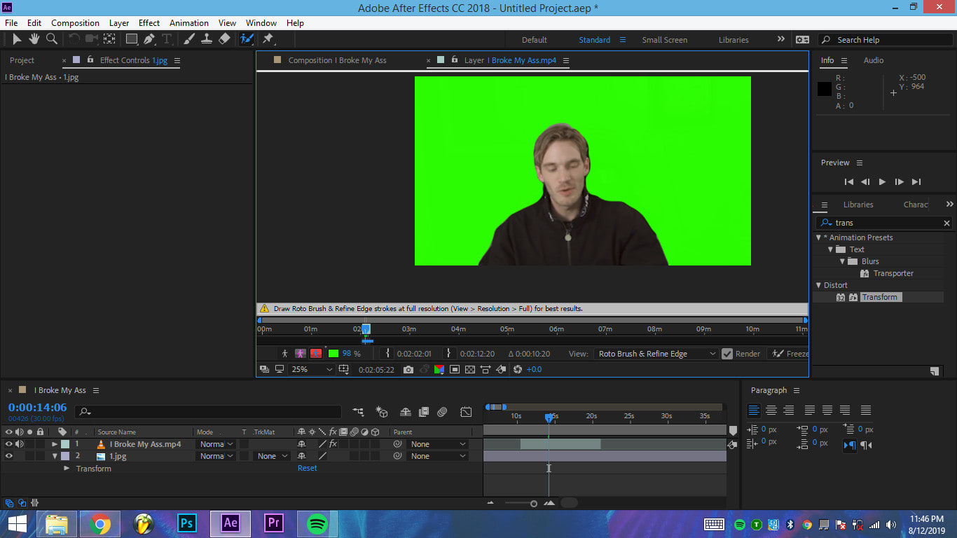 Remove background from video, without green screen - Video background removal: \