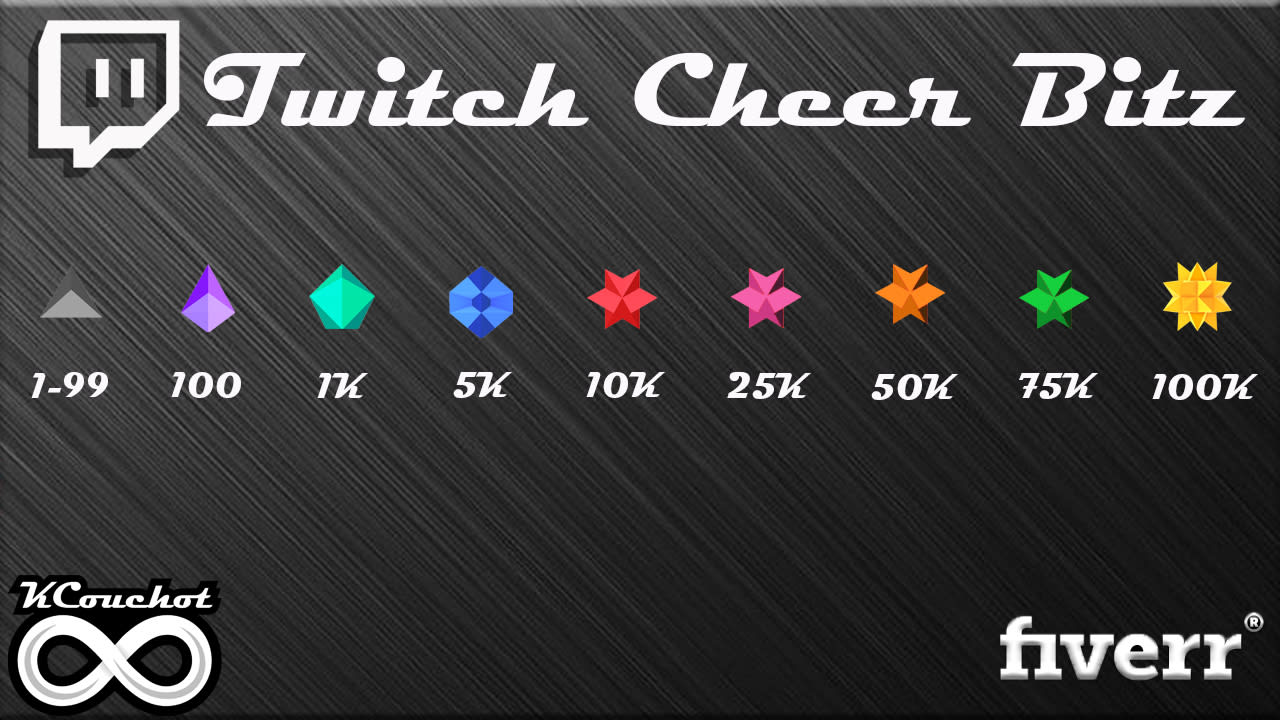 Upgrade Cheer Badges For Twitch By Kcouchot
