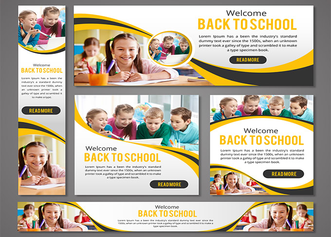 Design Professional Banner Web Banner School Banner By Sheikh Rozob