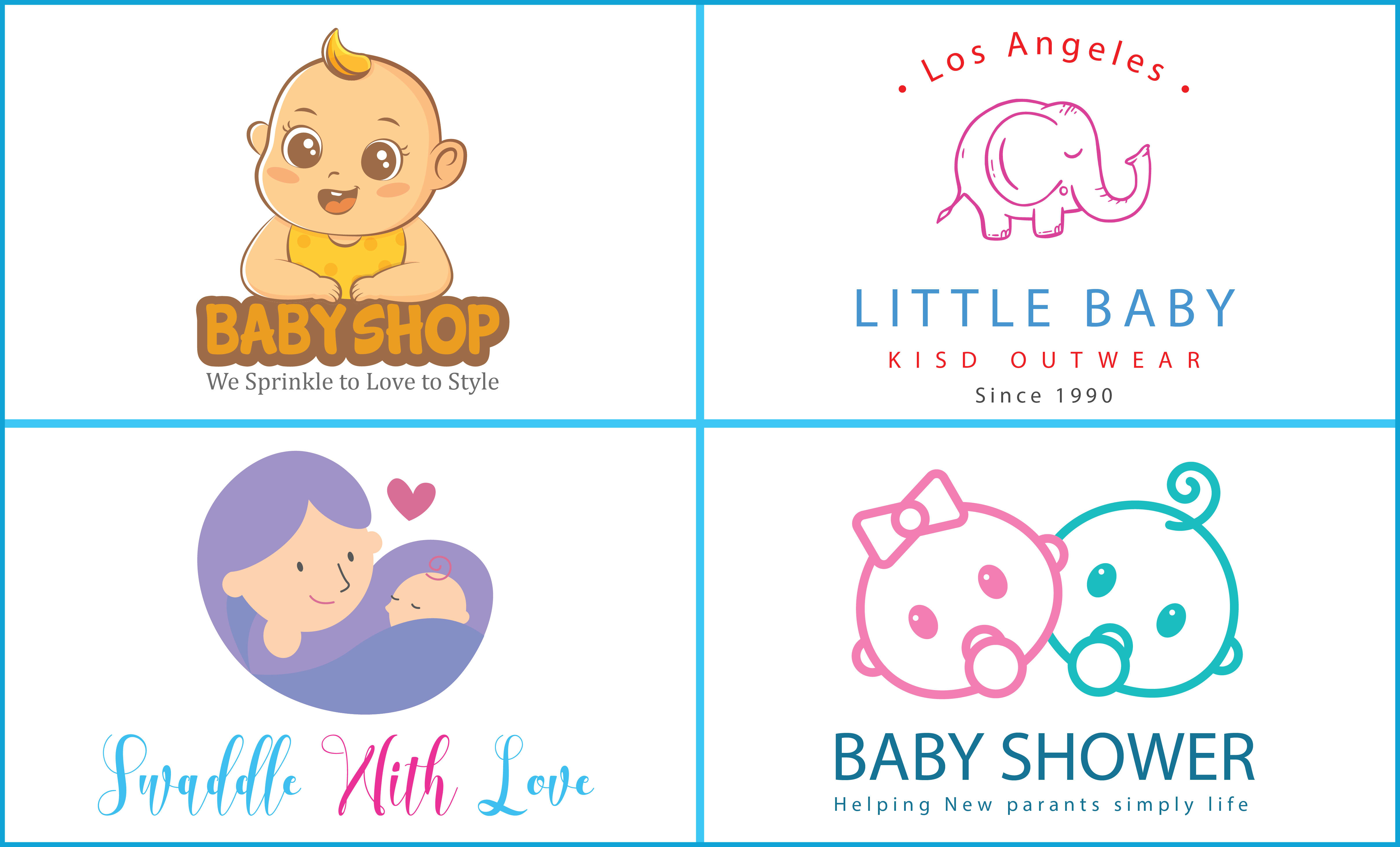 Do Kids Shop Baby Logo Baby Shower Toys Child Design By Rosesfdesign Fiverr
