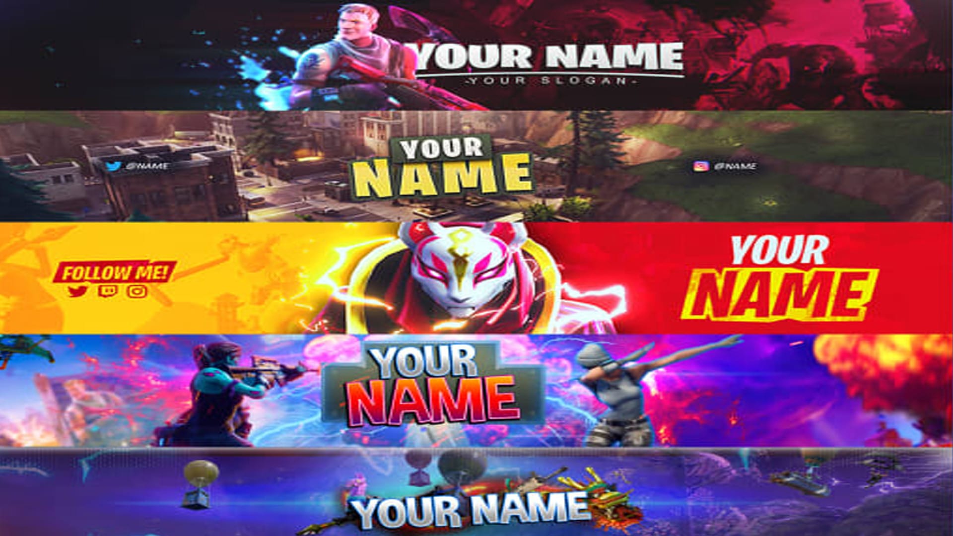 Make You An Epic Gamer Banner For Youtube And Twitch By Ptwry04