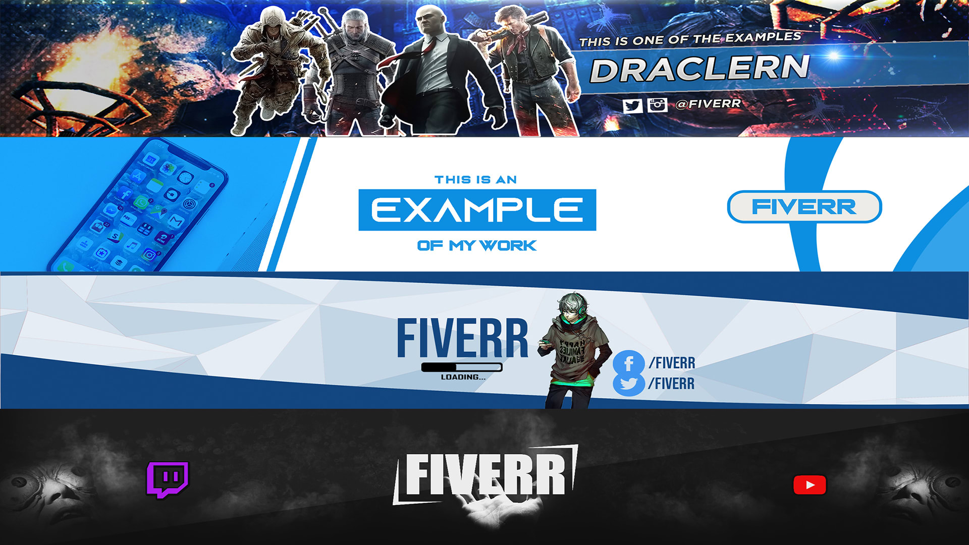 Make You A Banner For Your Youtube Channel By Draclern