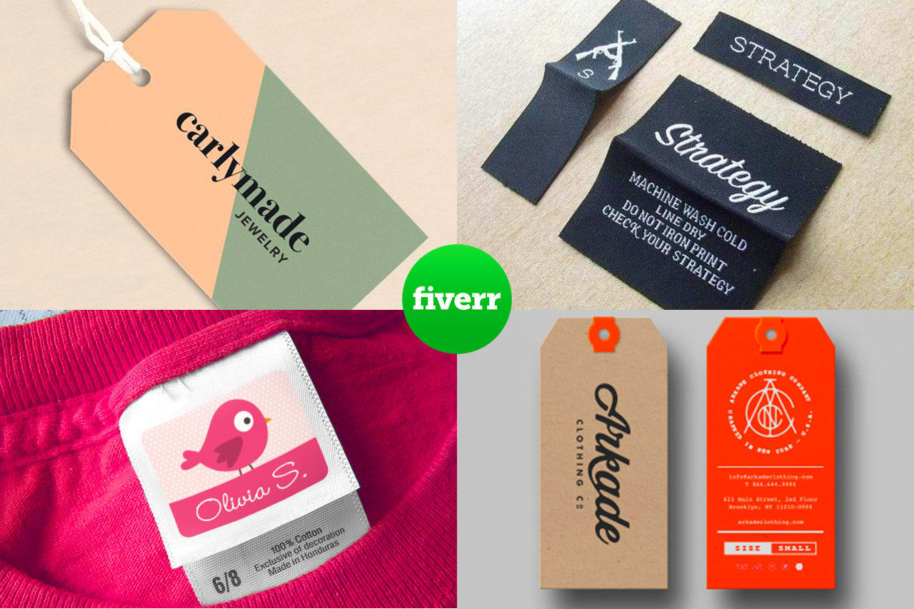 Design Clothing Tag Or Hang Tag And Label Design By Hamza1080p