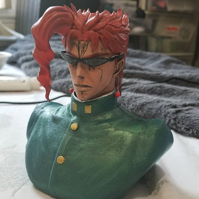 DLP 3D Printed and Finepainted Action Figure for an Anime Character   FacFox