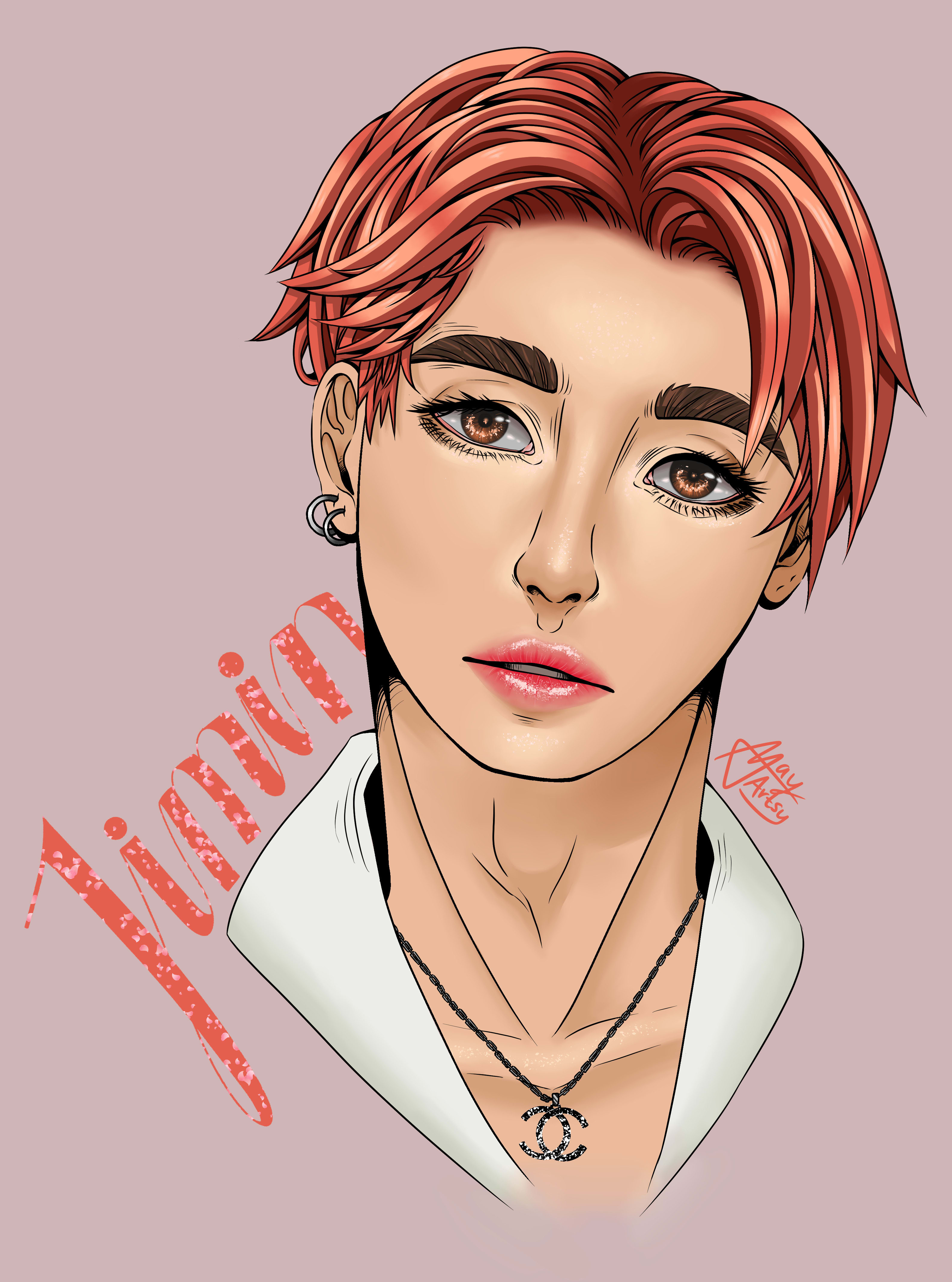 Illustrate A Person Of Your Choice In My Semi Realistic Style By Mayartsy