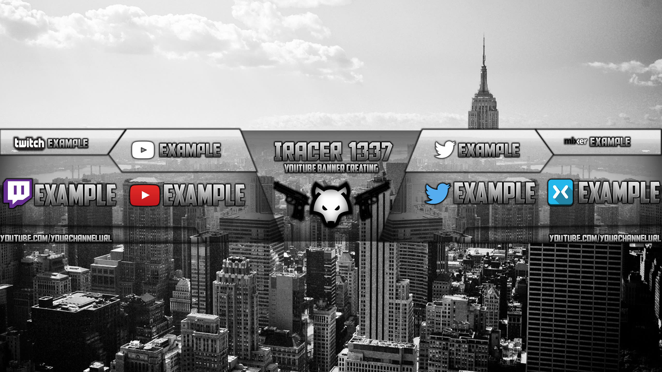 Make Youtube Channel Banners For You By Iracer1337