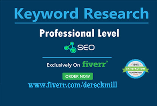 Do Seo Keyword Research And Competitor Analysis By Dereckmill Fiverr