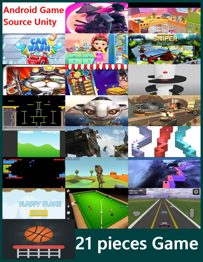 total list of 21 excellent unity games source code