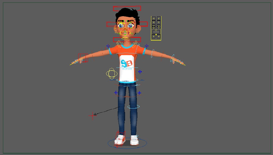Professional rigging any character by Salembdr | Fiverr