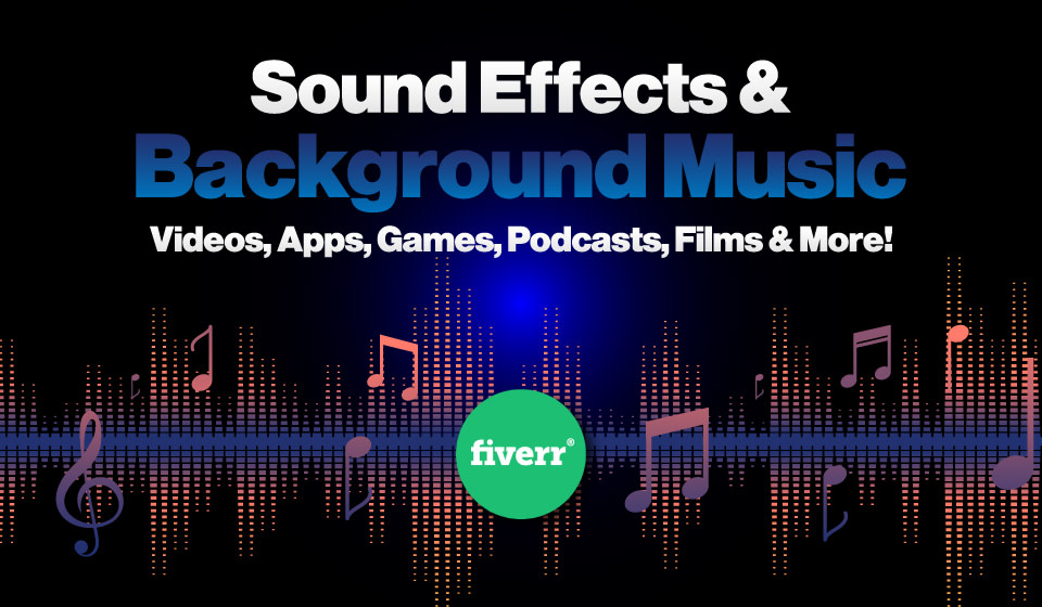 Add sound effects and background music to your project by Agustnscavino |  Fiverr