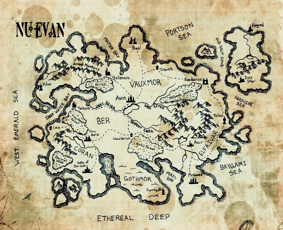 World And Map Design For Or Tabletop Rpg Gaming Or Decor By Mikedelbovo Fiverr