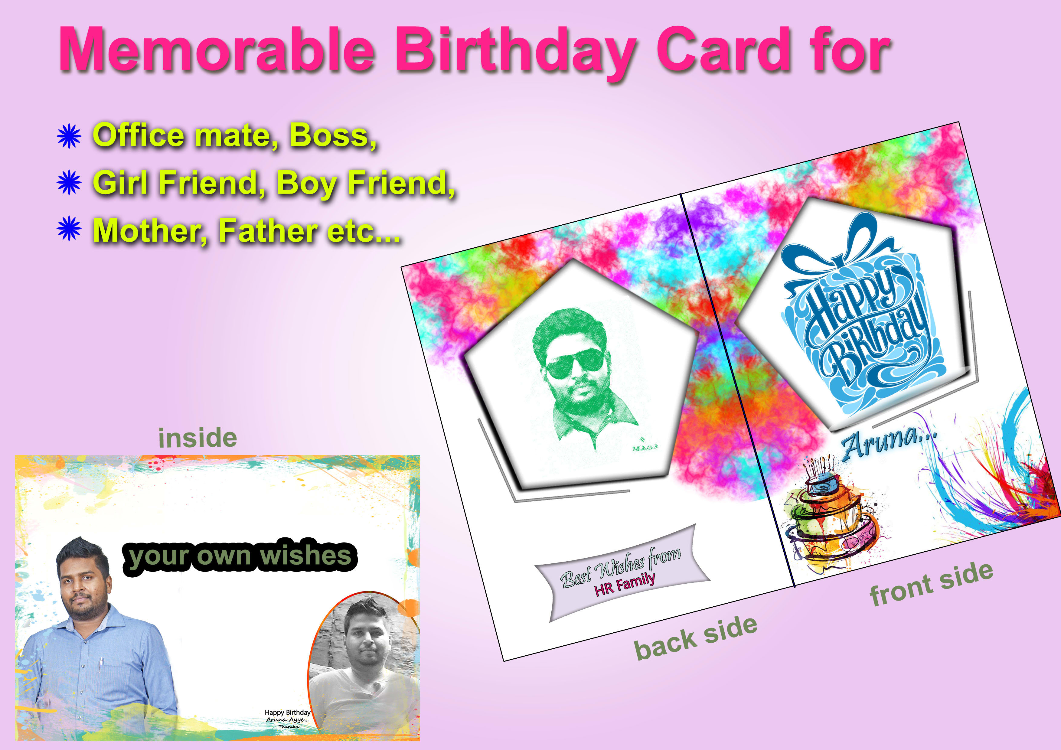 do birthday cards, farewell cards for your office mates