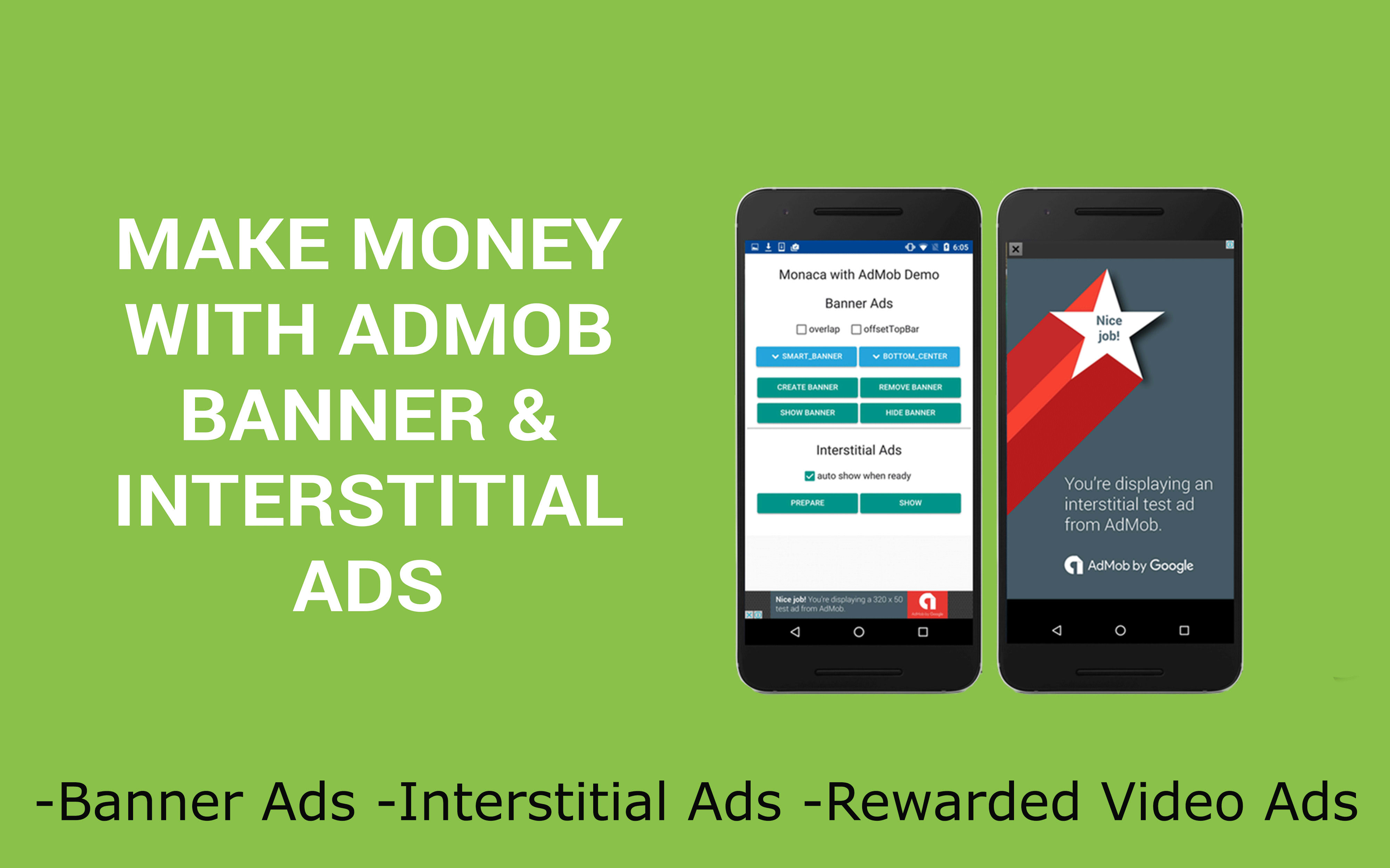Integrate Admob Banner Interstitial Ads In Your Apps By Morshed13913