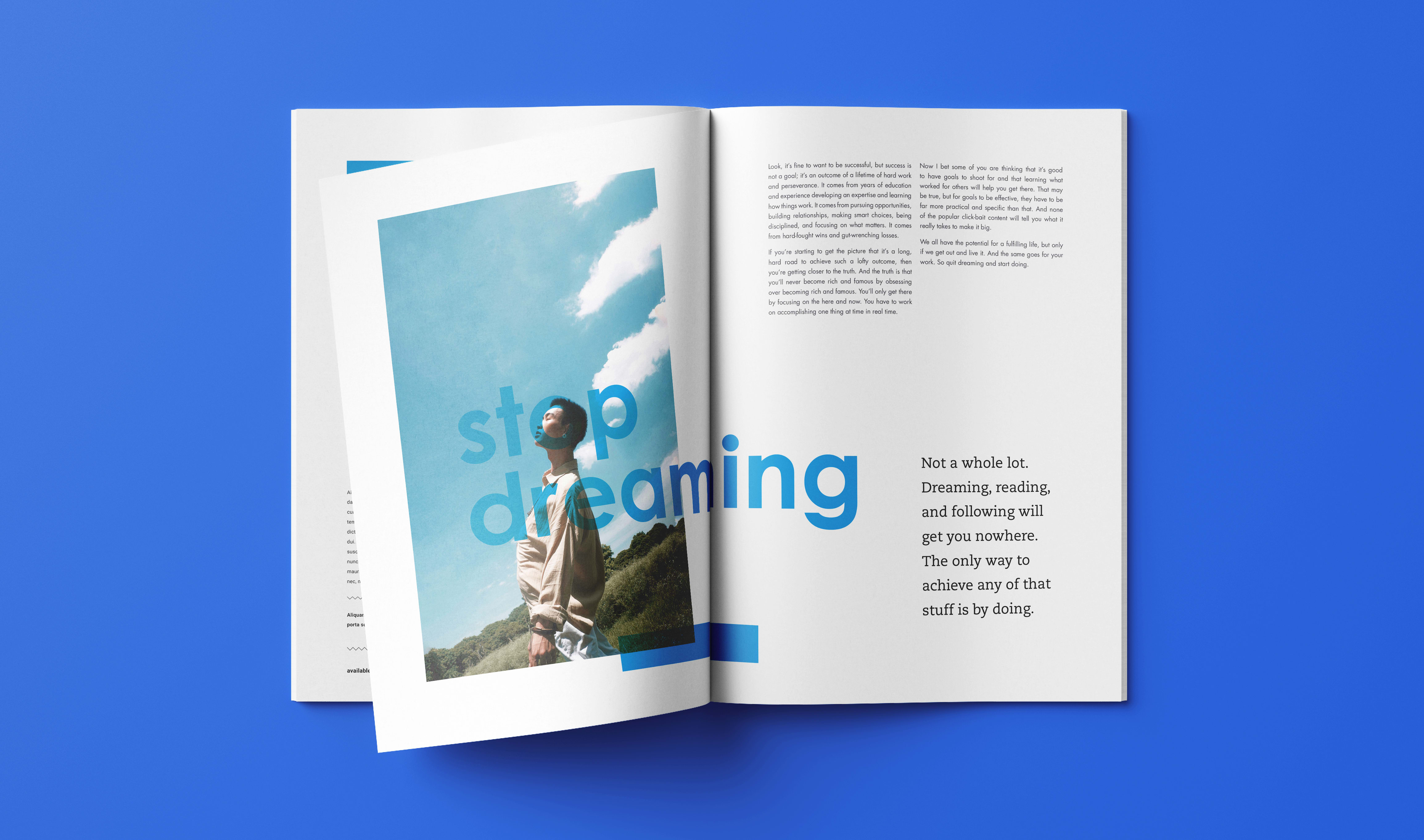 Design A Clean And Modern Magazine Layout By Noeamrie