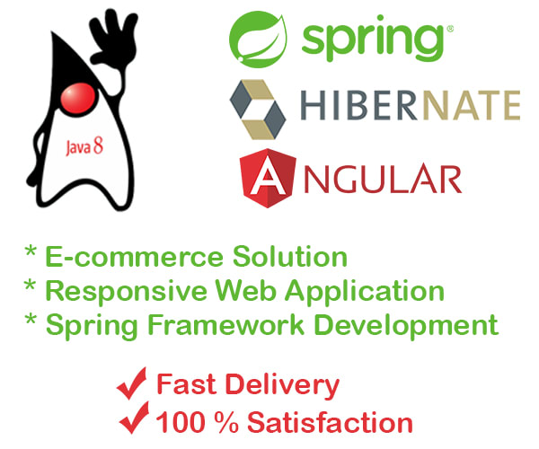 Develop web application using angularjs springboot hibernate