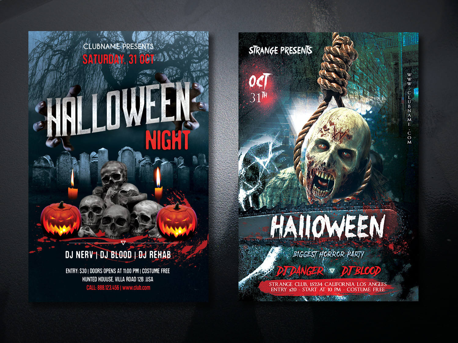 Do Halloween Flyer Design For Horror Party And Event By Graphictool