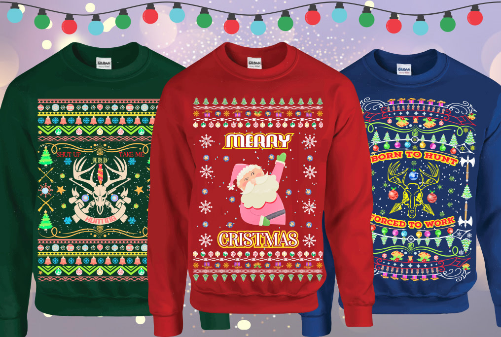 designer ugly christmas sweater
