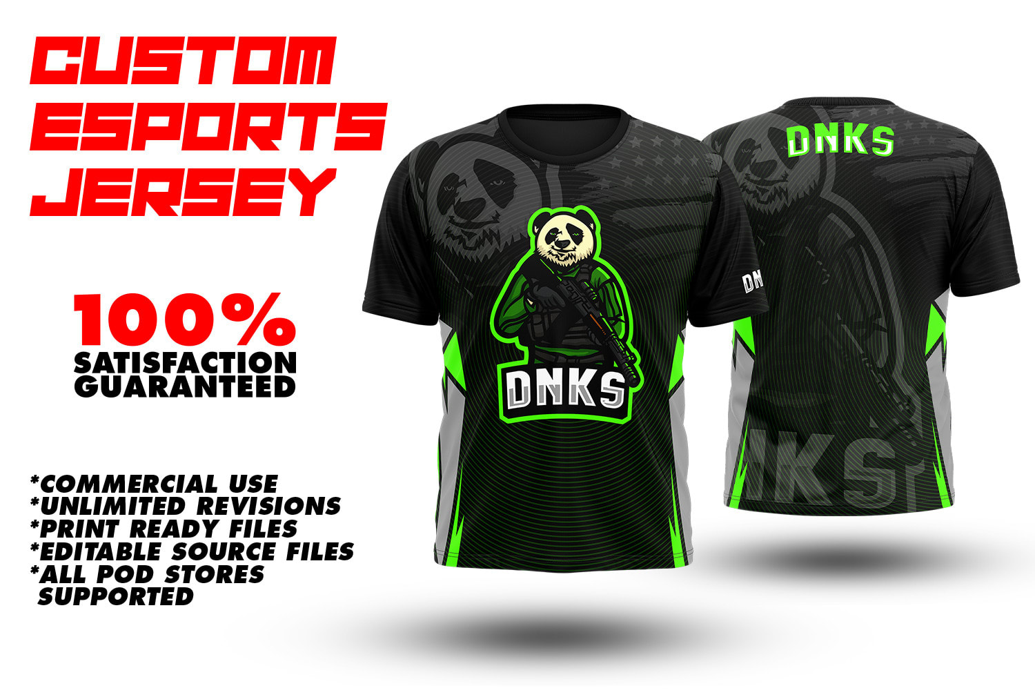 custom esports team jerseys