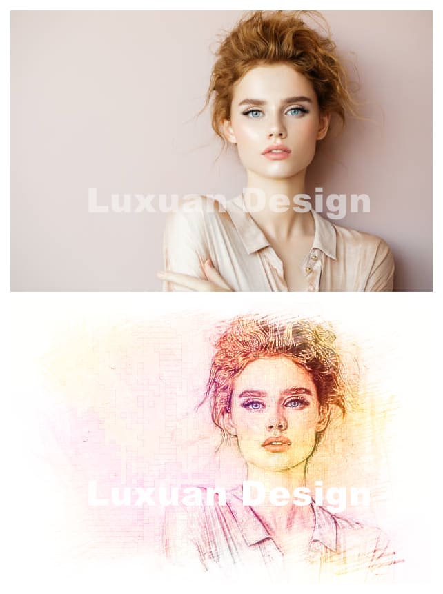 Turn Your Photo Into A Beautiful Color Pencil Sketch By Luxuantao