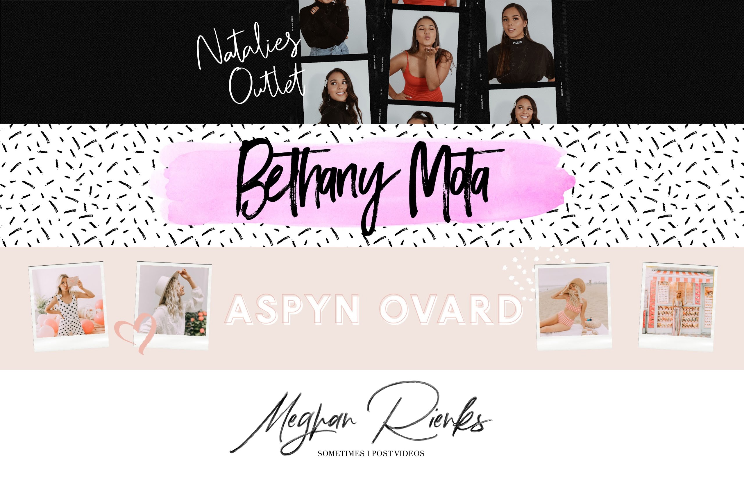 Design A Girly Trendy Youtube Channel Art Banner By Editinggforyou Fiverr