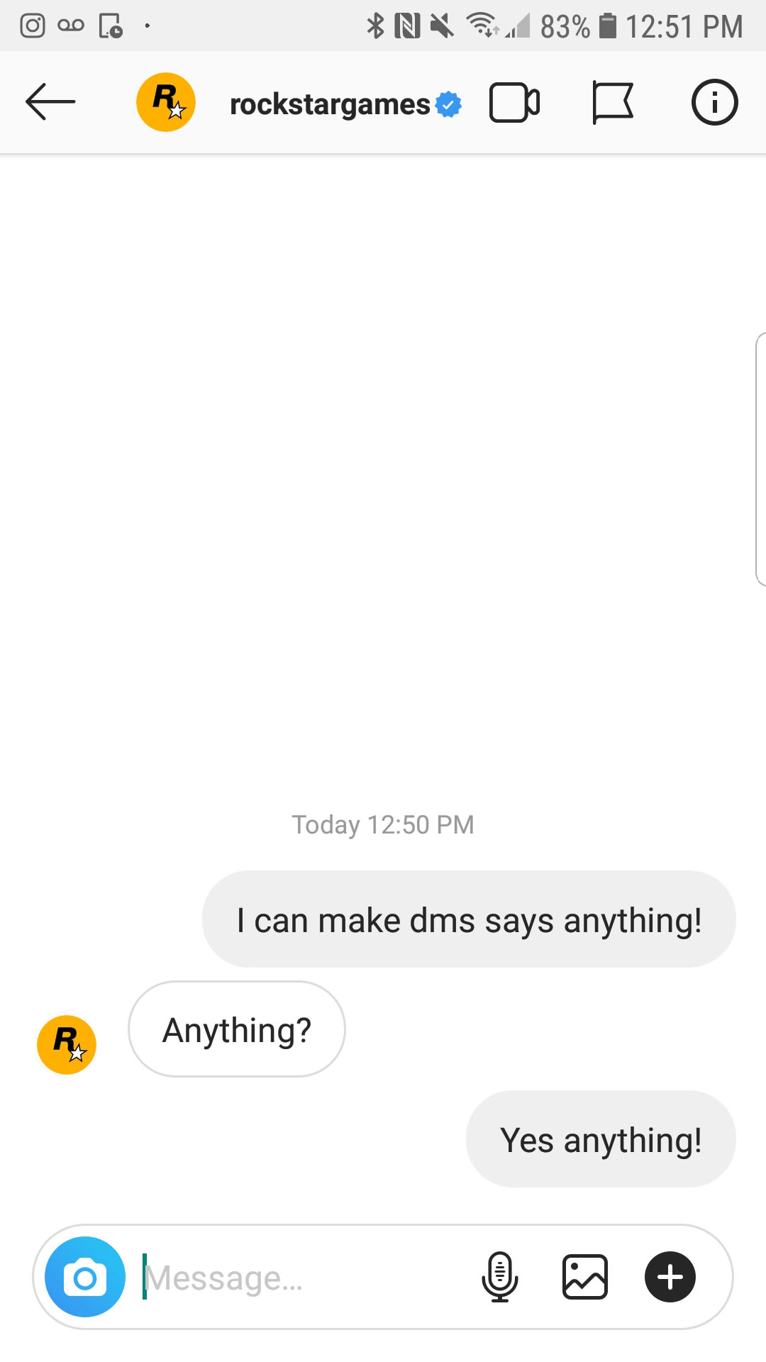 Fake An Instagram Dm From Anyone By Ressii Fiverr
