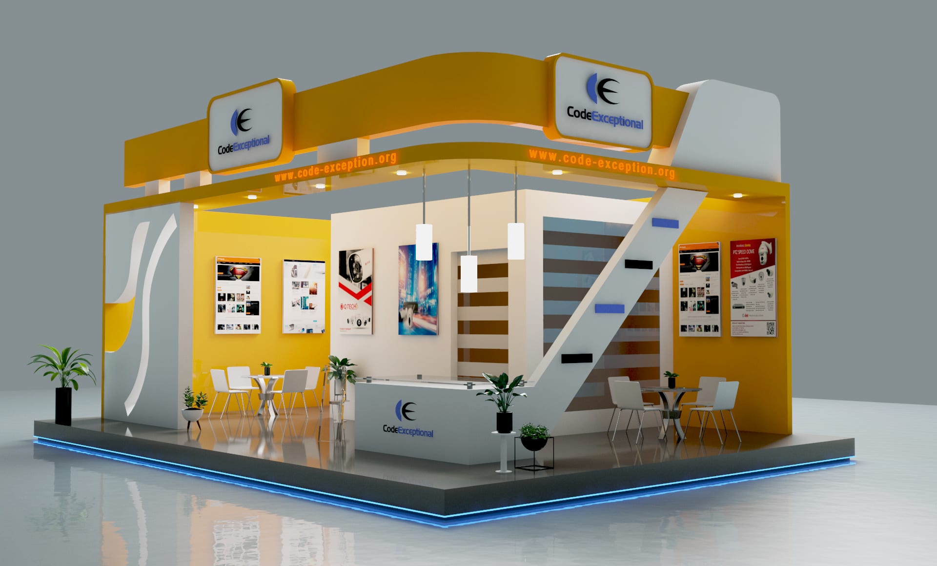 Create 3d Exhibition Stand Booth Kiosk Design By Sam 766 Fiverr