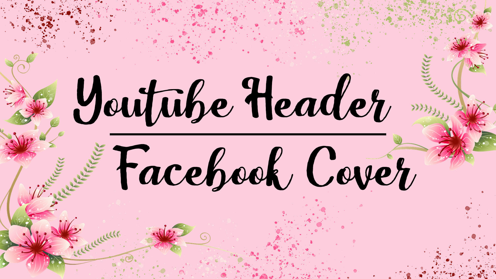 Create An Aesthetic Youtube Header Or A Facebook Cover By Haxxiey