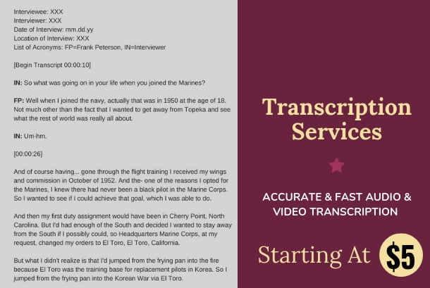 go transcribe