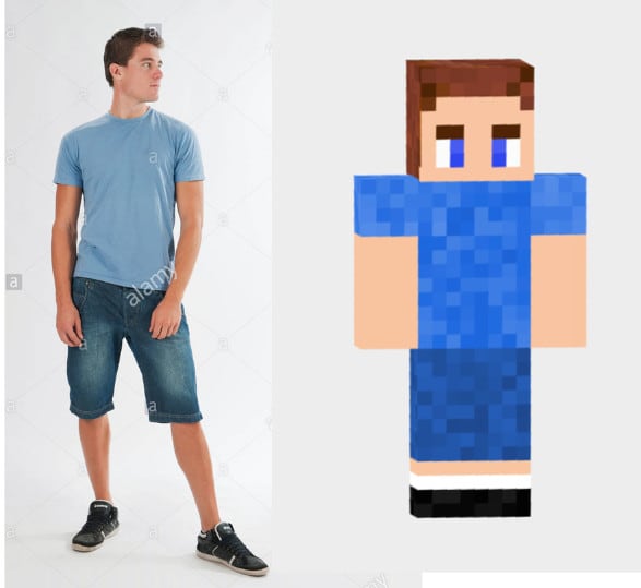 How to make a Minecraft skin (according to me)