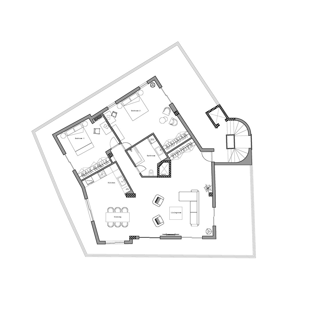 Draw Floor Plan In From Hand Drawn Sketch Or Pdf By Villygk