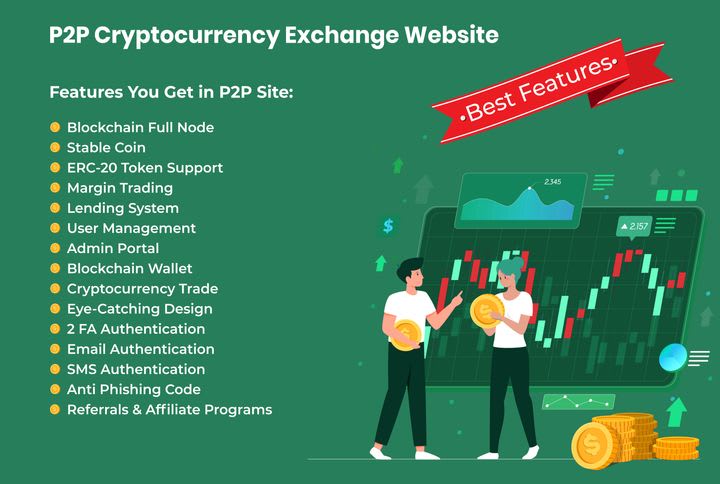 Creare una piattaforma di scambio di criptovalute p2p personalizzata