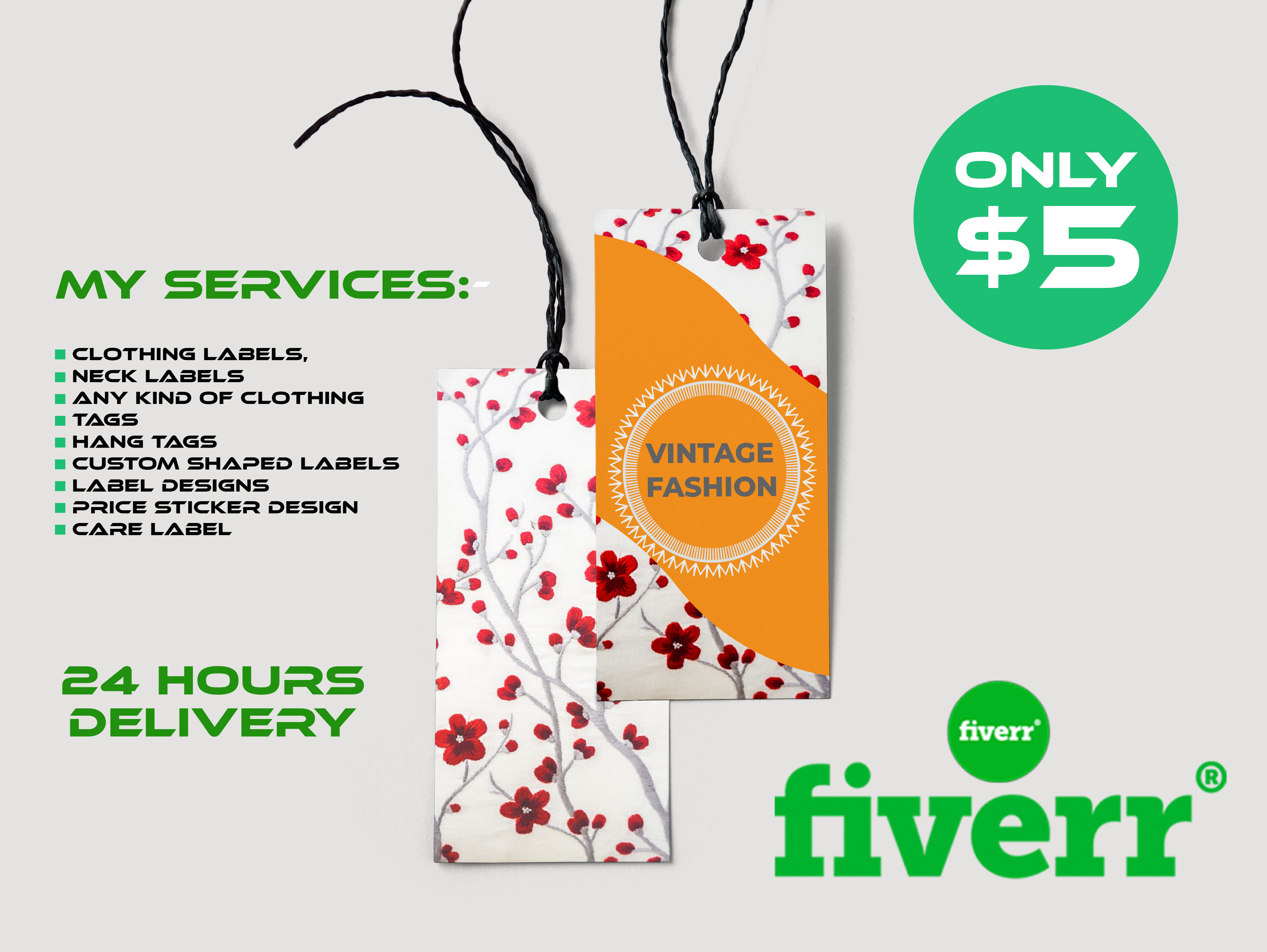 Design Clothing Labels Hang Tags Price Sticker Care Label By