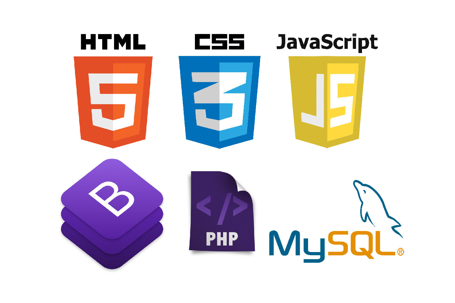HTML・CSS・JavaScript・jQuery・PHP・MySQL　セット I will make your website in php, html, css, bootstrap
