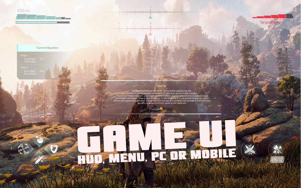 Do Hud And Menu Ui For Games By Benuasoftworks Fiverr